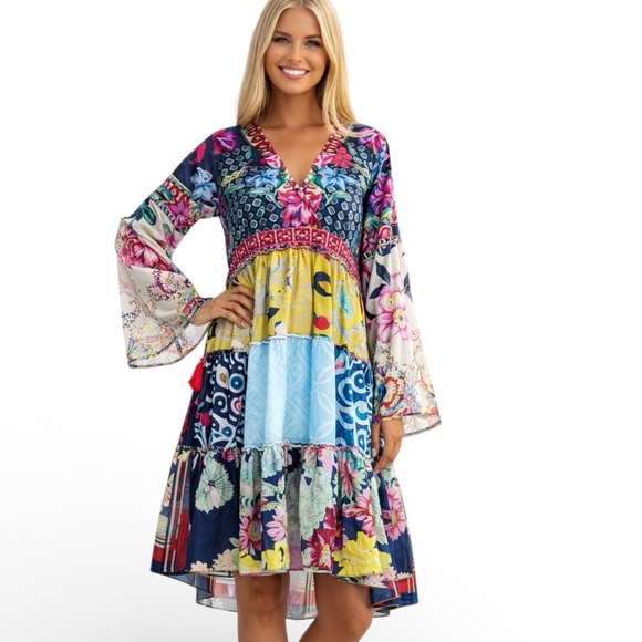 Johnny Was Dresses & Skirts - Johnny Was silk Dunas dress NWT